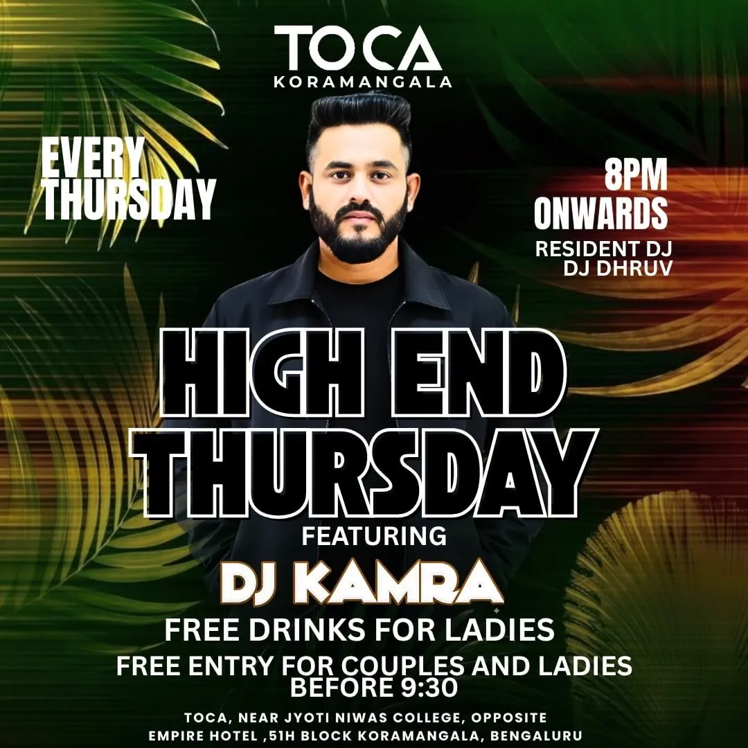High End Thursday: Bollywood Night ft DJ Kamra
