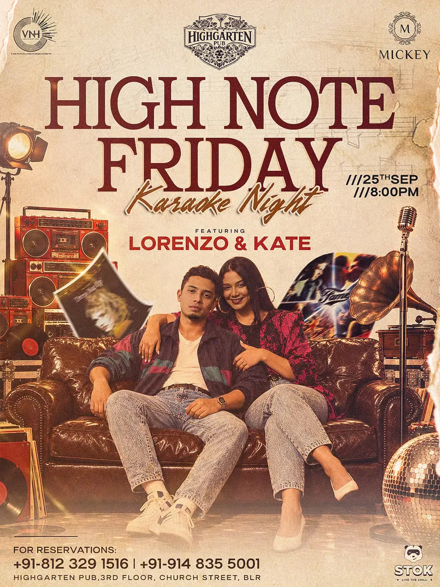 Highnotes Friday – Karaoke Night