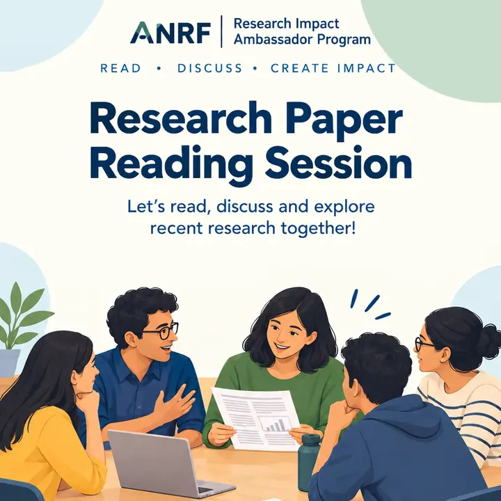 IISc Paper Reading Session poster