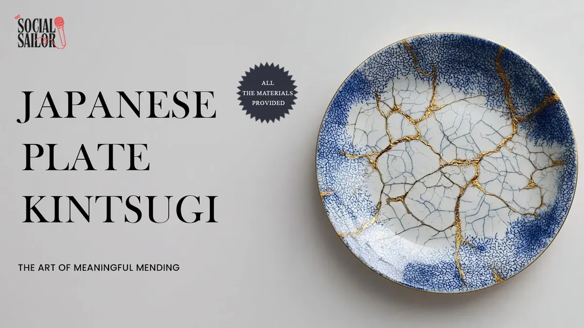 Japanese Kintsugi Plate