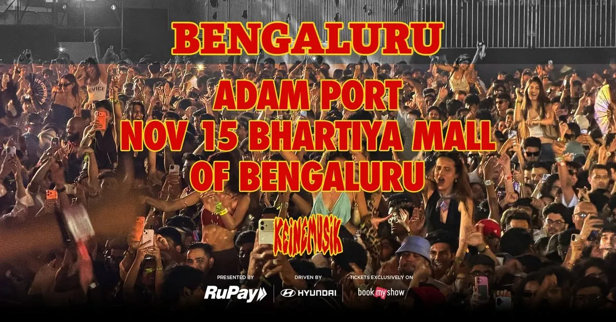 Keinemusik presents Adam Port - Bengaluru