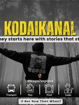 Kodaikanal Tour Package by e2e poster