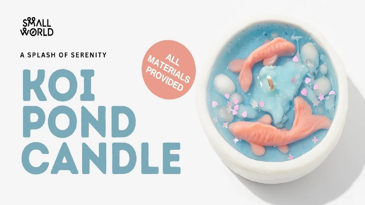 Koi Pond Candle