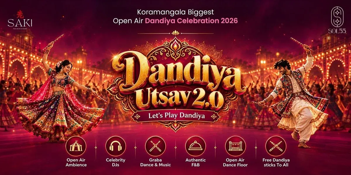 Kormangala Biggest Open Air Dandiya Celebration