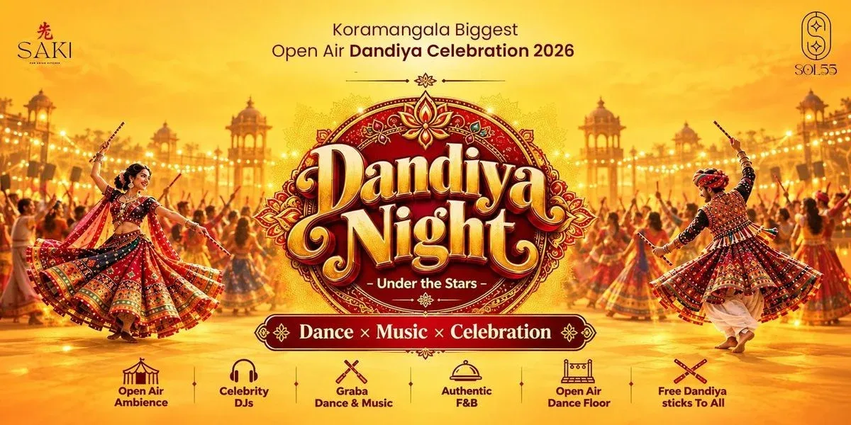 Kormangala Biggest Open Air Dandiya Utsav 2026
