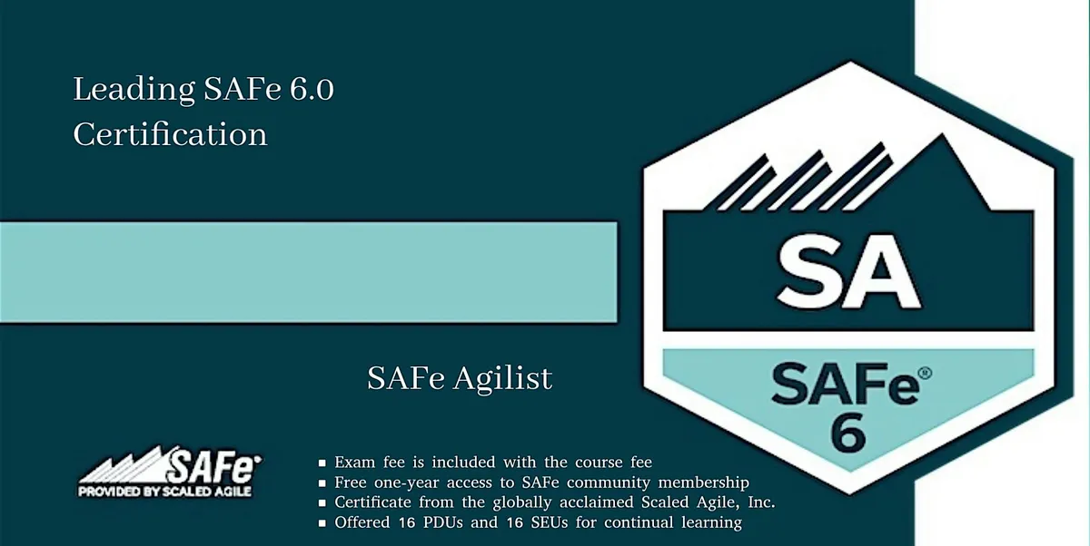 Leading SAFe 6.0 (Scaled Agilist) Certification Training