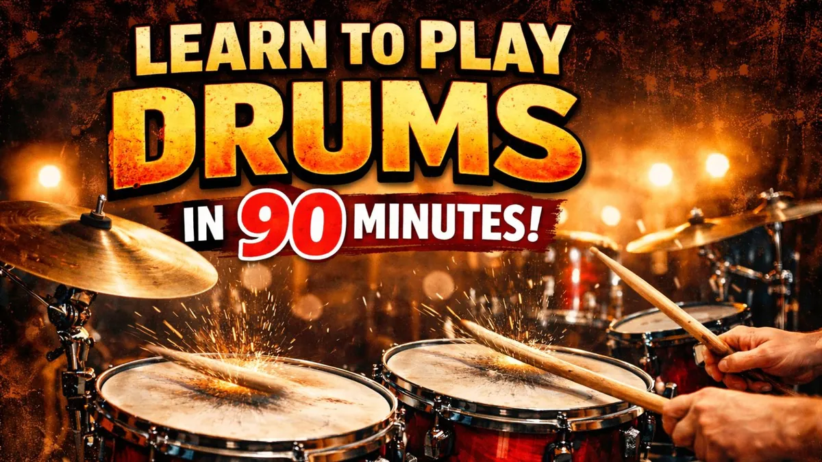 Learn Drums in 90 Minutes