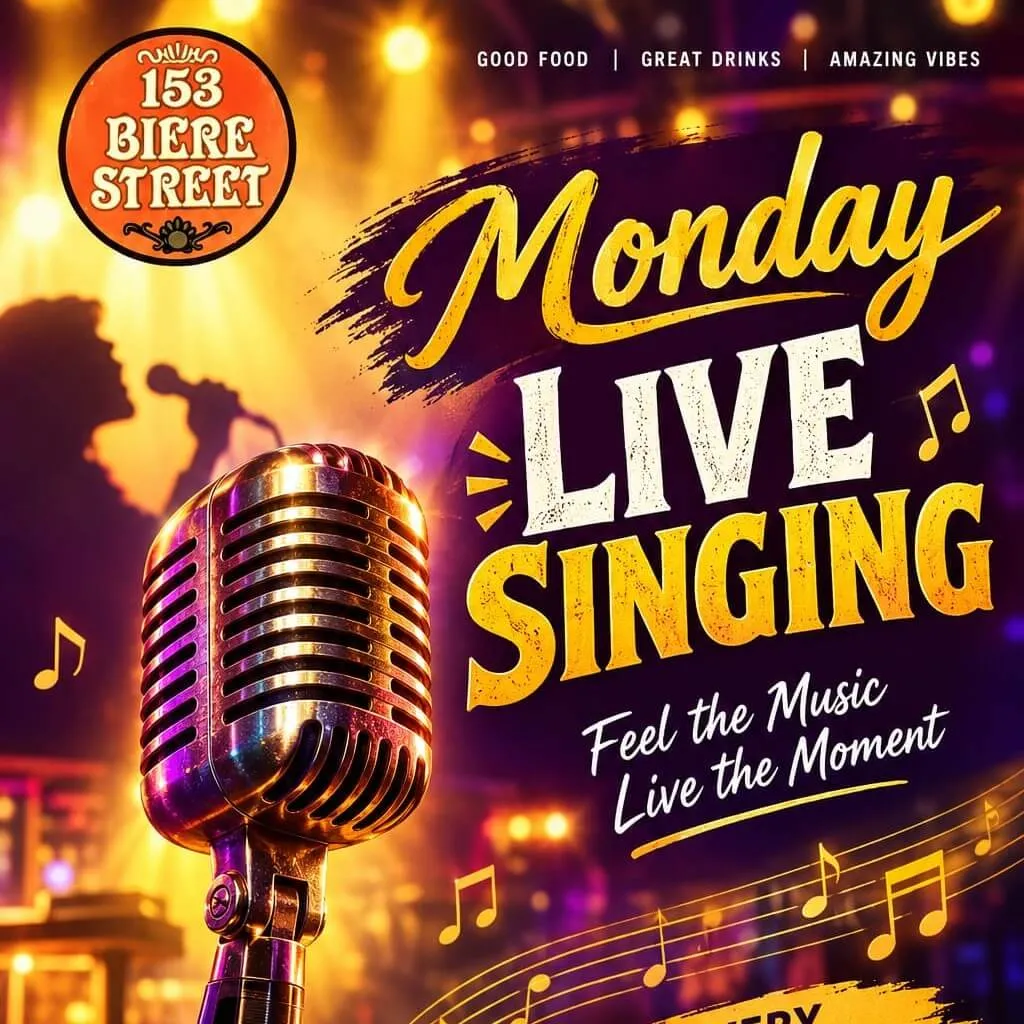 Live Singing poster