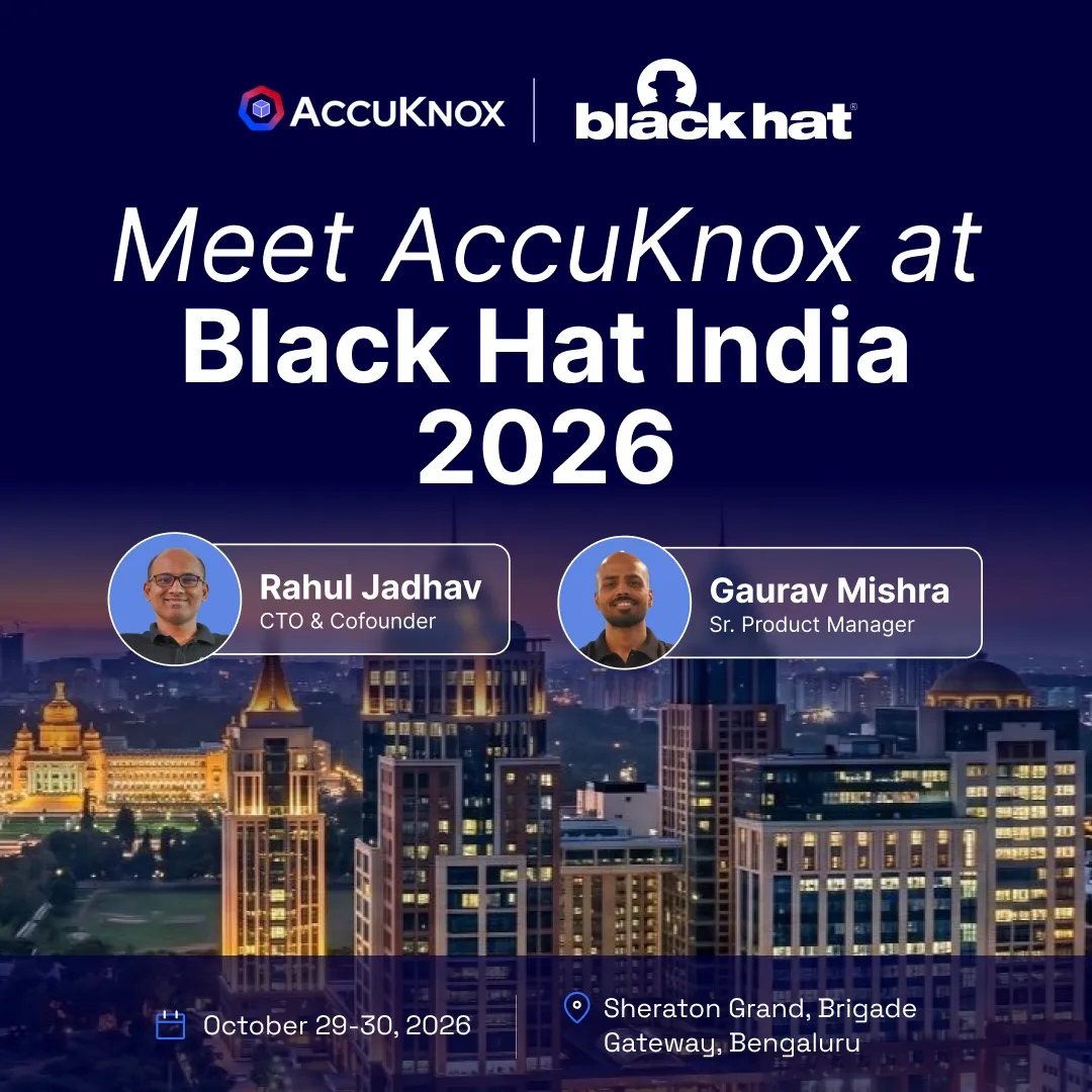 Meet Accuknox at Black Hat India 2026
