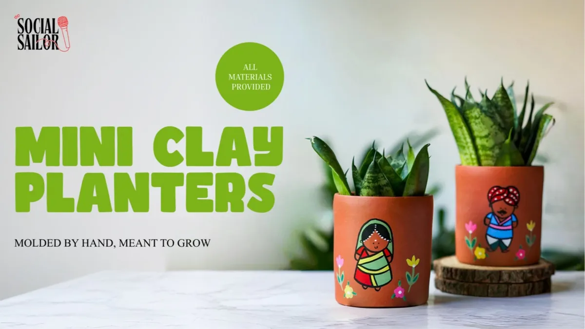 Mini Clay Planters