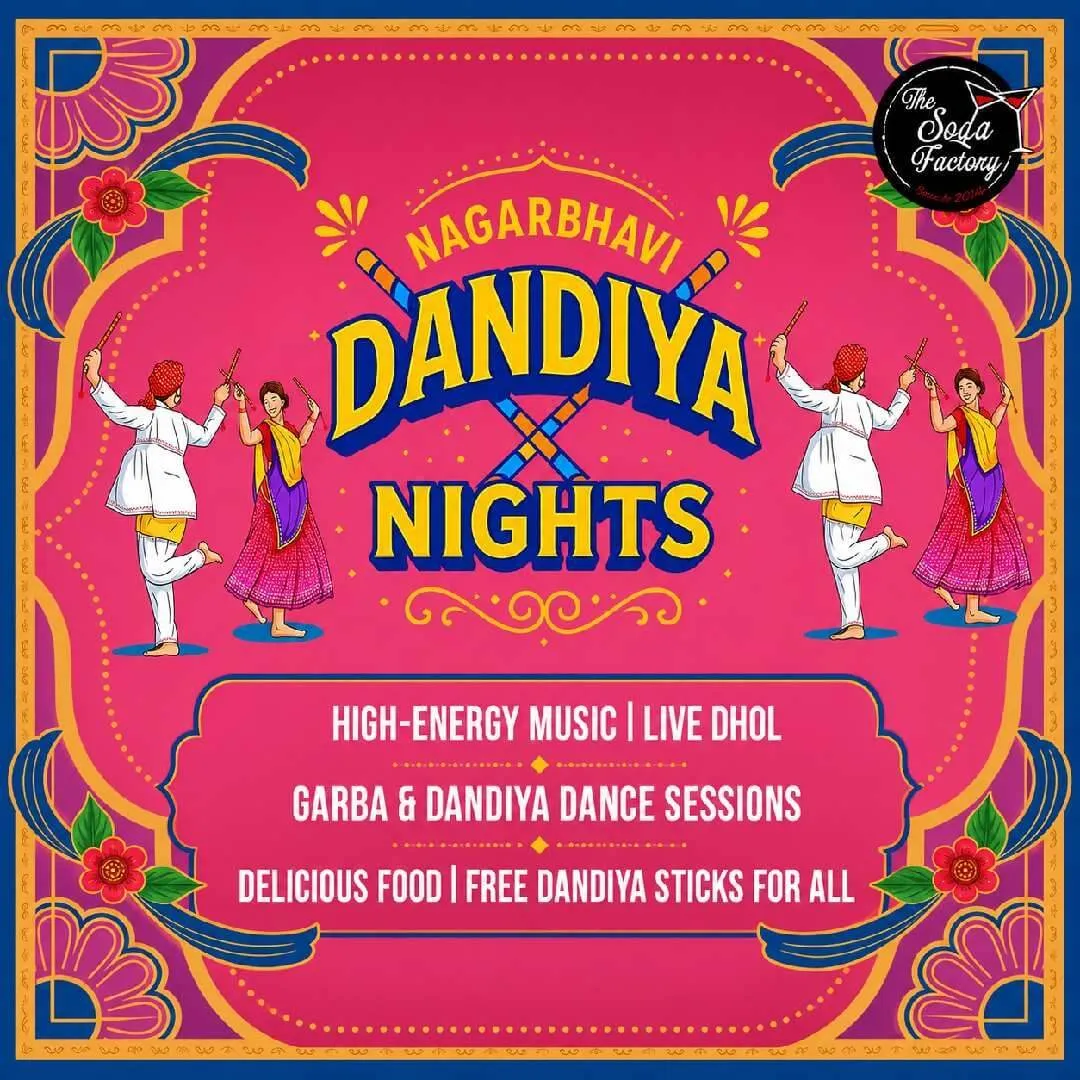 Nagarbhavi Biggest Open Air Dandiya Garba - 2026 poster