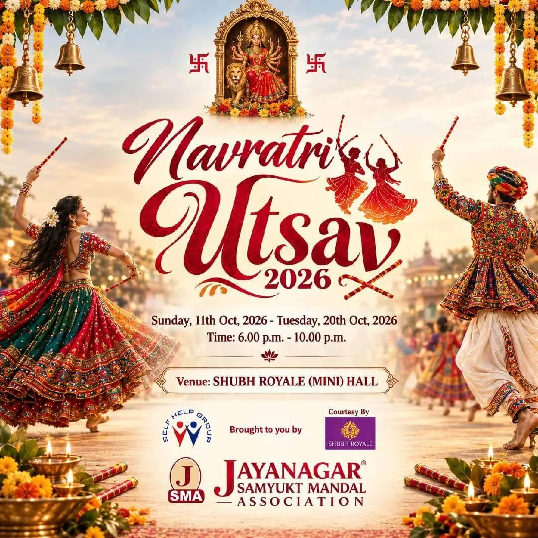 Navratri Utsav 2026 By JSMA poster