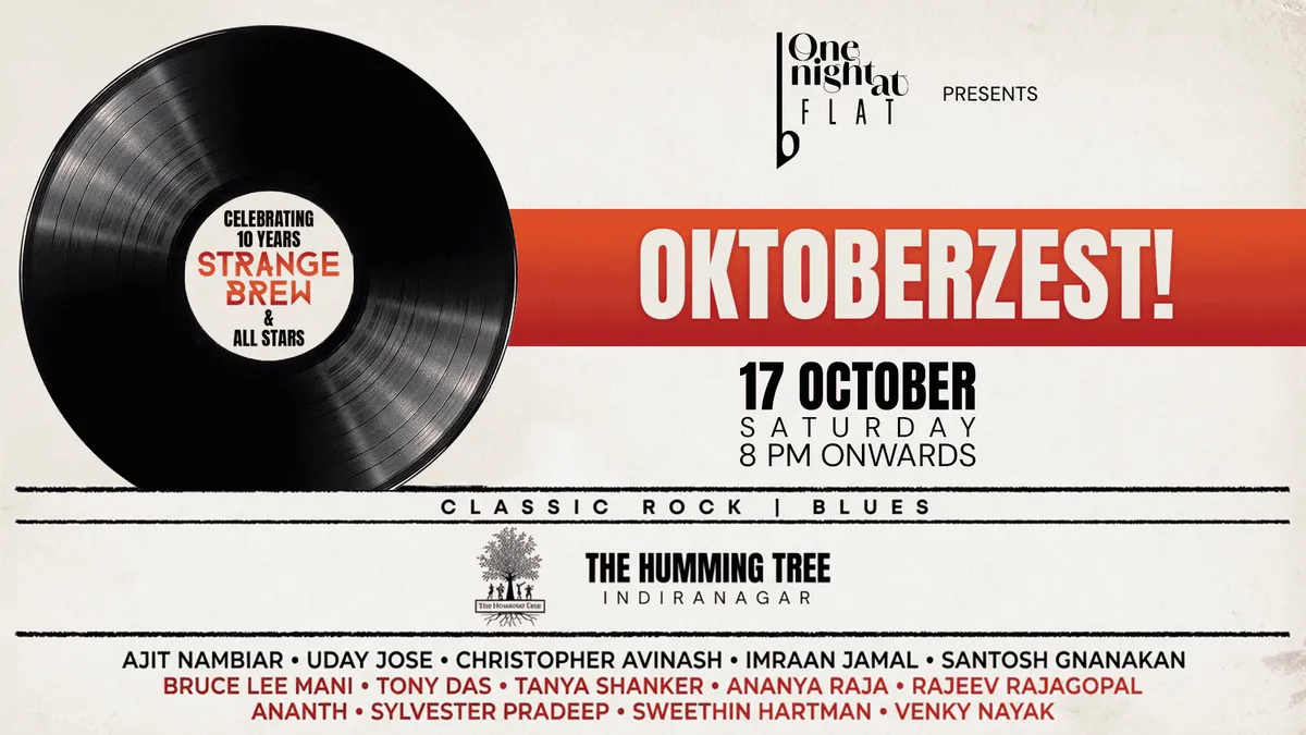 One Night at bFLAT: Oktoberzest Celebrating Strange Brew