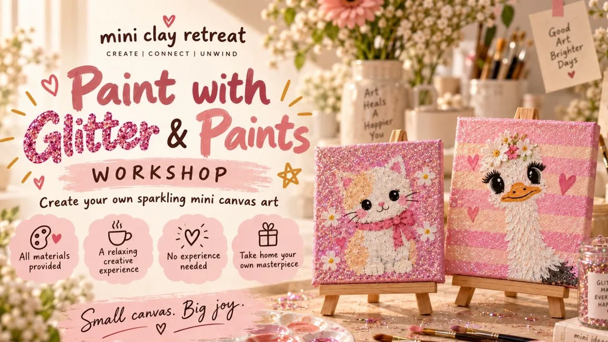 Paint with Glitter & Paints