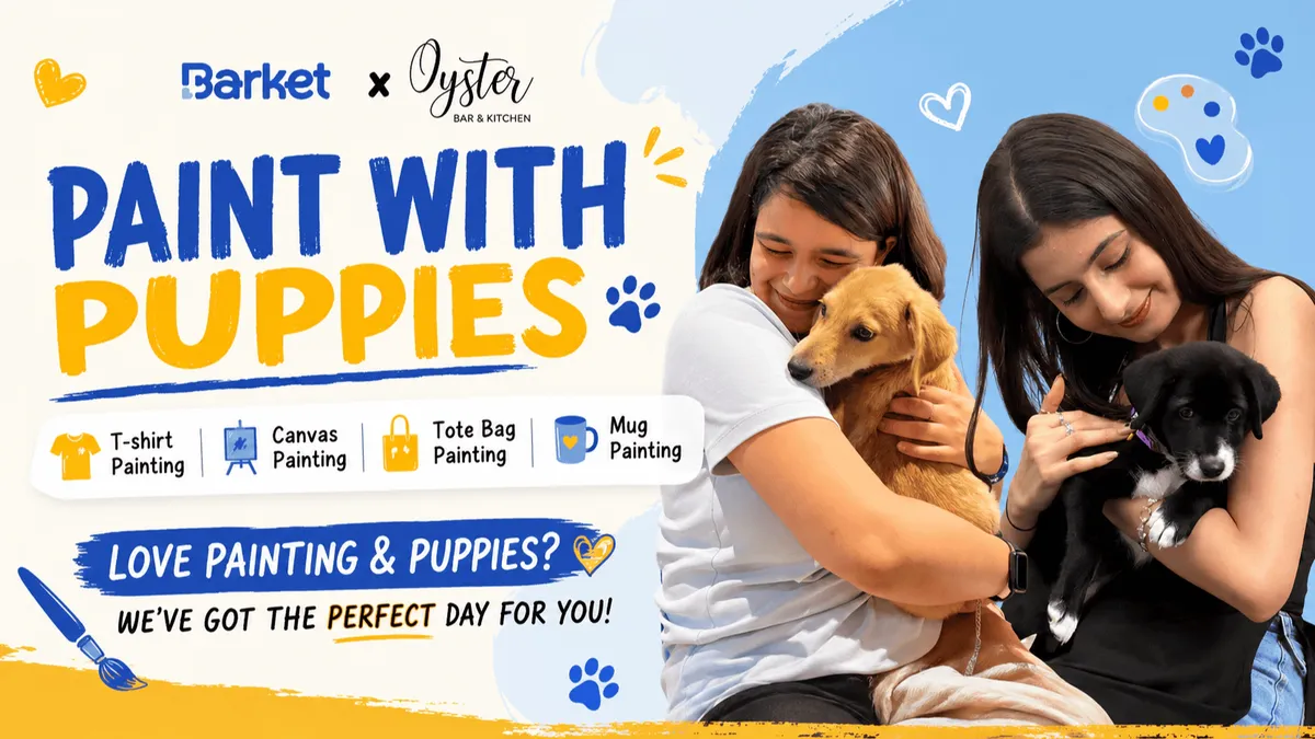 Paint with Puppies by Barket