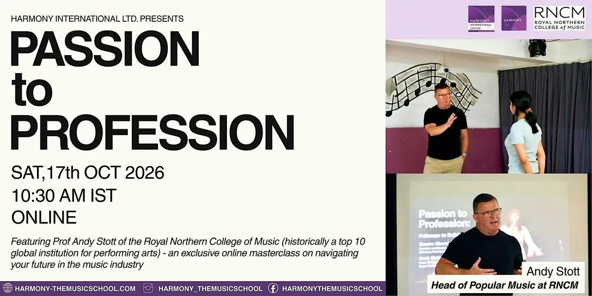 Passion to Profession; Building Your Music Career 2026