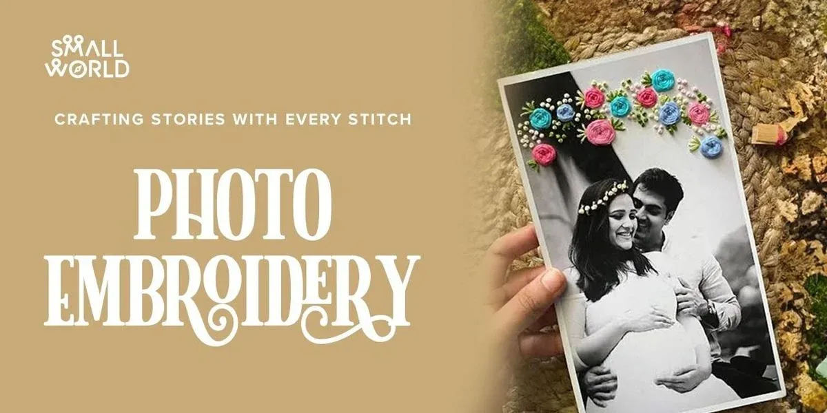 Photo Embroidery poster