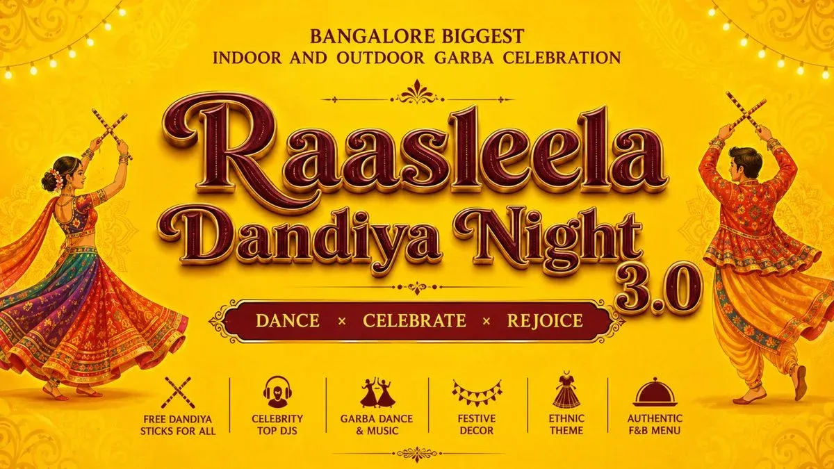Raasleela Biggest Dandiya Night in Bengaluru 2026