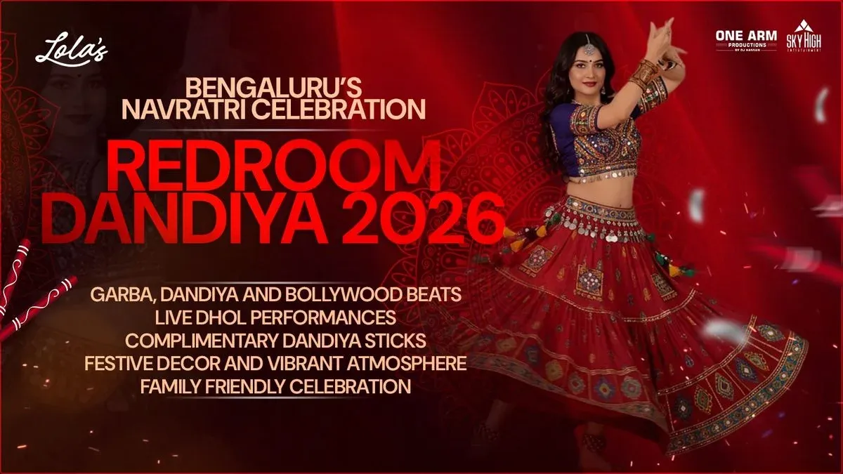 Redroom Dandiya 2026 at Lolas Manyata Tech Park