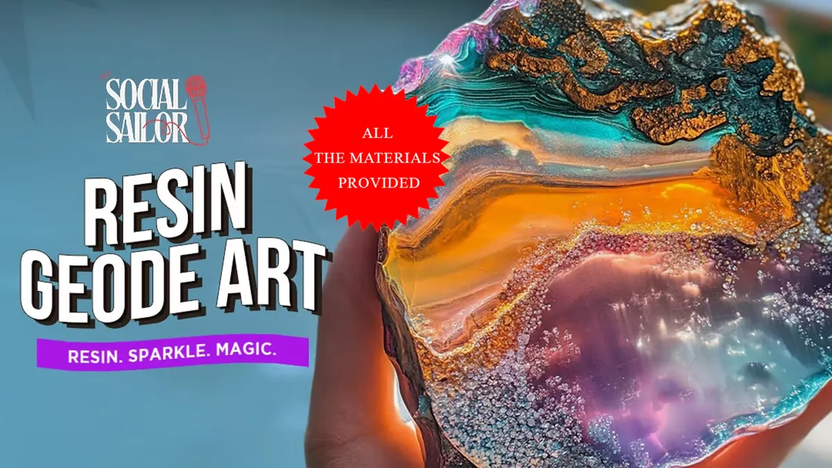 Resin Geode Art Date