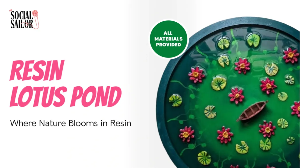 Resin Lotus Pond