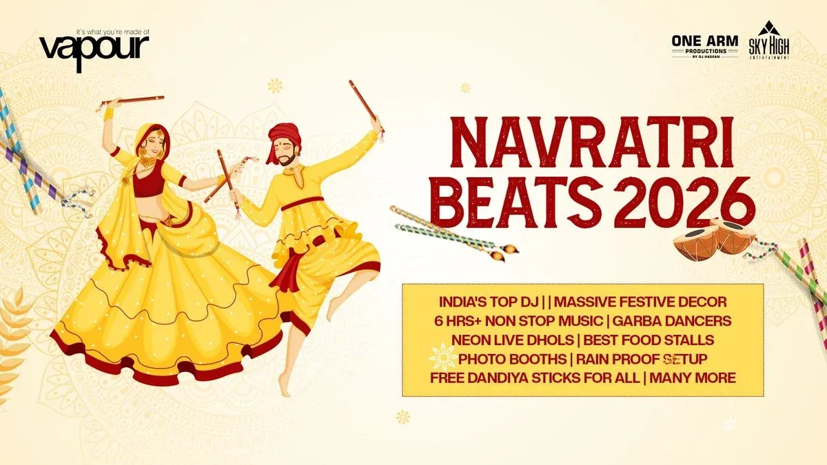 Sarjapur's Biggest Dandiya at Vapour Terrace