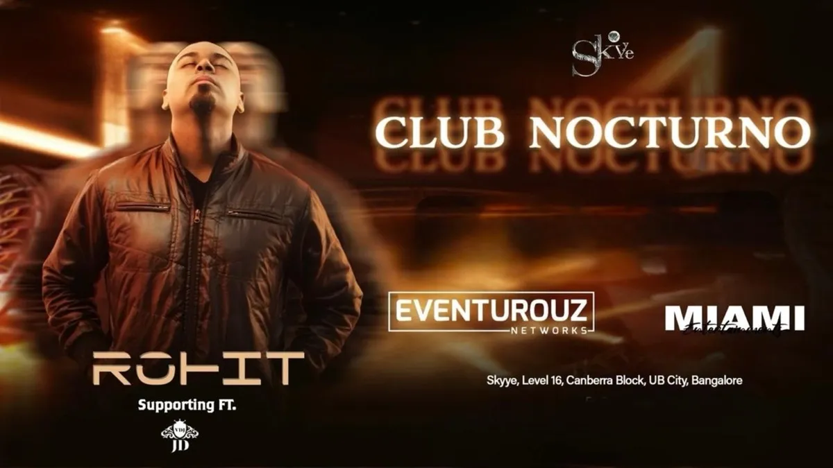 Saturday Club Nocturno at Rooftop Skyye UB City