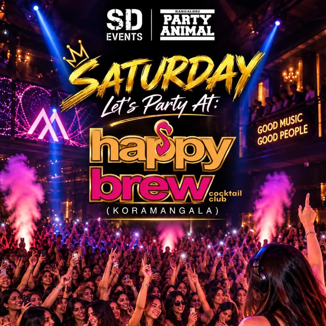 Saturday Let's Party at Happy Brew