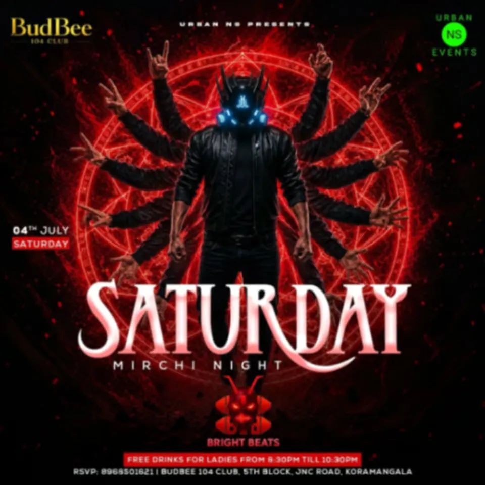 Saturday Mirchi Night poster