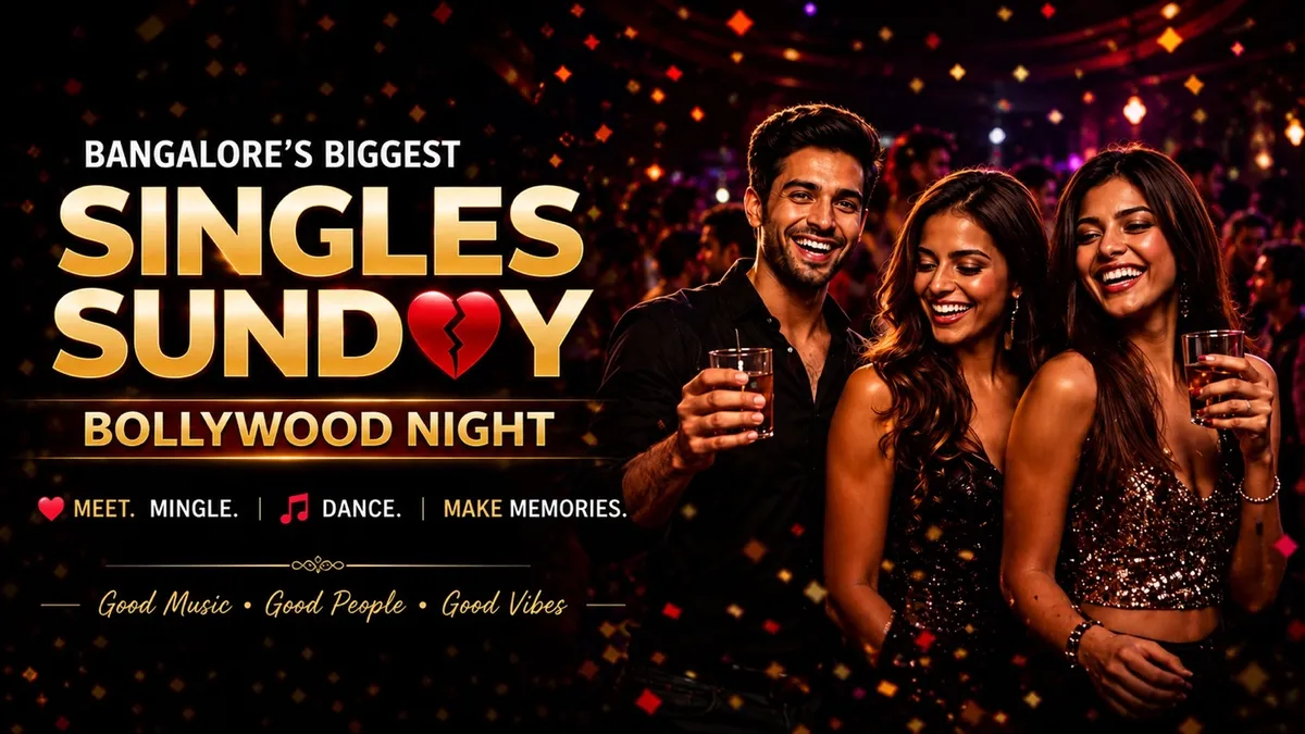 Social Sunday | Bangalore's Biggest Singles DJ Night Party