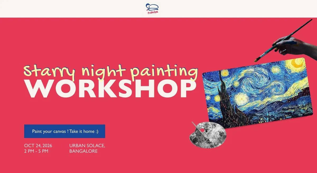 Starry Night Painting Workshop with Ndaka