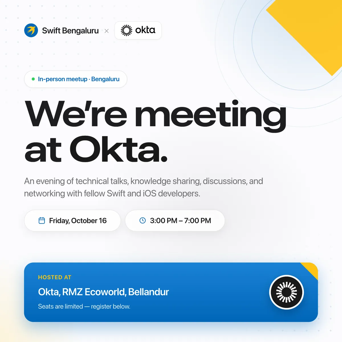 Swift Bengaluru × Okta