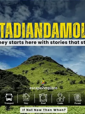 Tadiandamol Trek by e2e poster