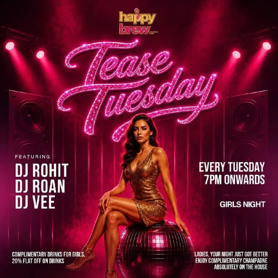 Tease Tuesdays @ Happy Brew