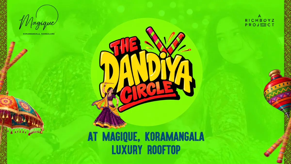 The Dandiya Circle at Koramangala Luxury Rooftop Magique