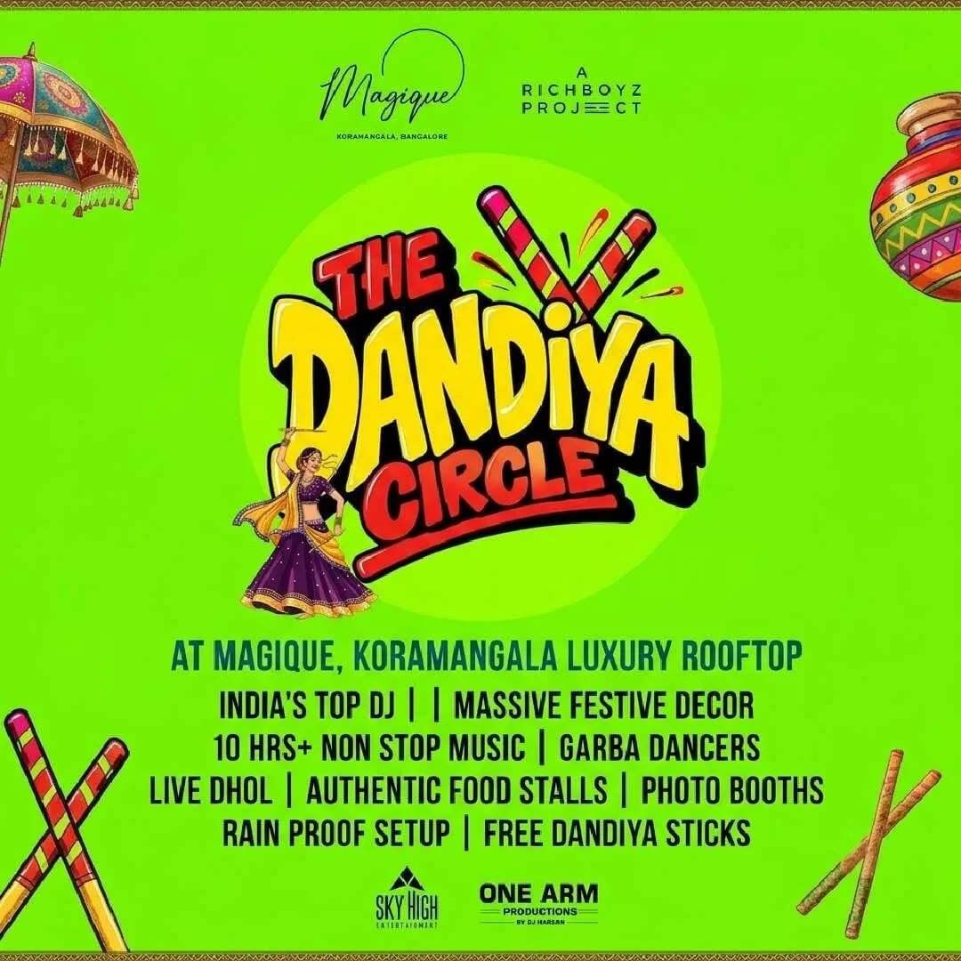 The Dandiya Circle At Koramangala | Magique 2026