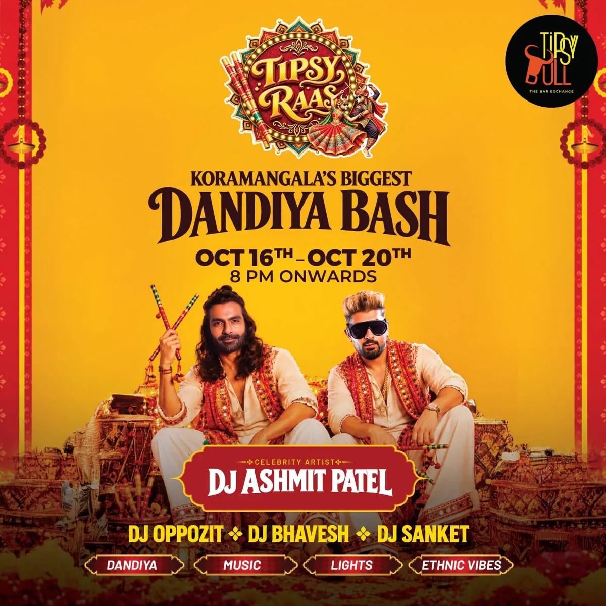 Tipsy Raas – Koramangala's Biggest Dandiya Bash