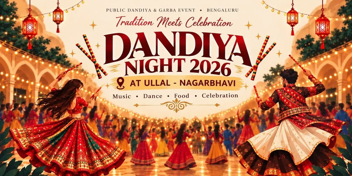 Traditional Dandiya Night 2026 at Ullal Nagarbhavi
