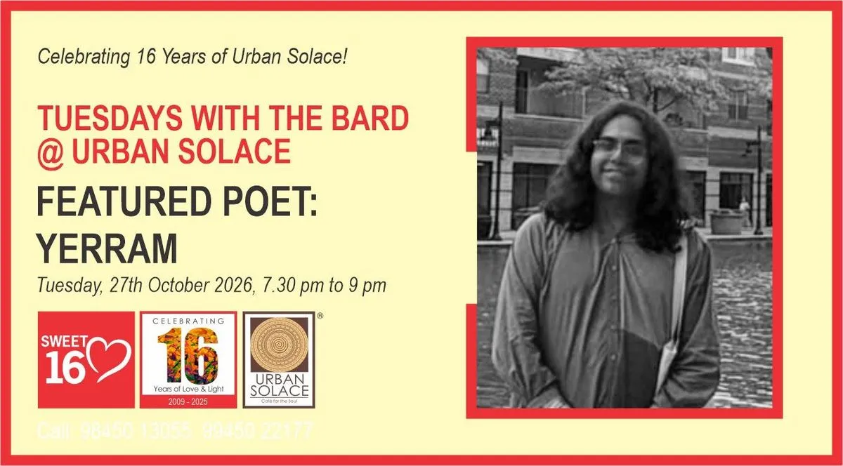 Tuesdays with the Bard @ Urban Solace features Yerram
