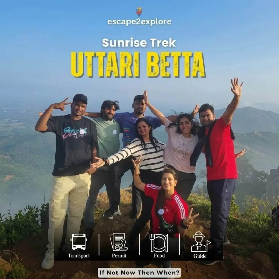 Uttari Betta Sunrise Trek With Water Activities
