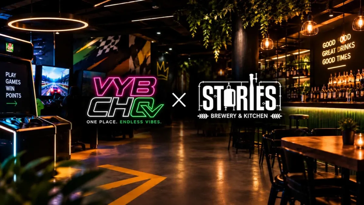 VybChq at Stories Brewery and Kitchen