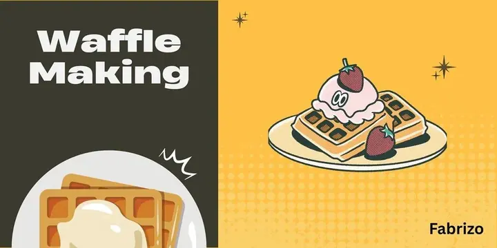 Waffle Making Workshop poster