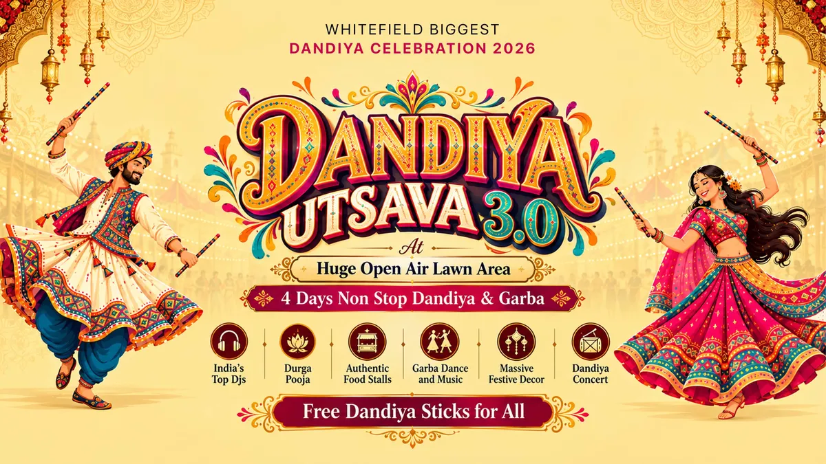 Whitefield Biggest Open Air Dandiya Utsava 2026