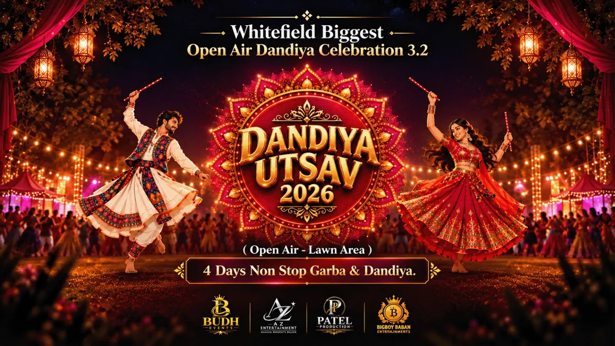 Whitefield Biggest Open Air Lawn Area Dandiya Utsav 2026