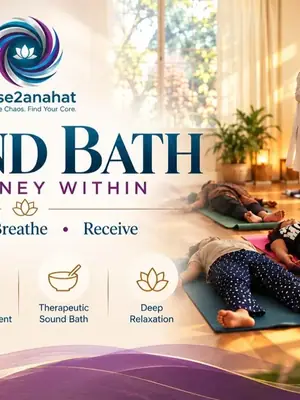 Yoga and Sound Bath Session poster